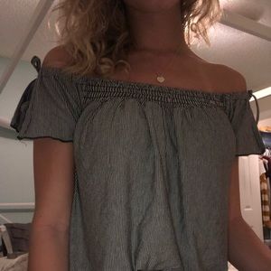 off the shoulder shirt